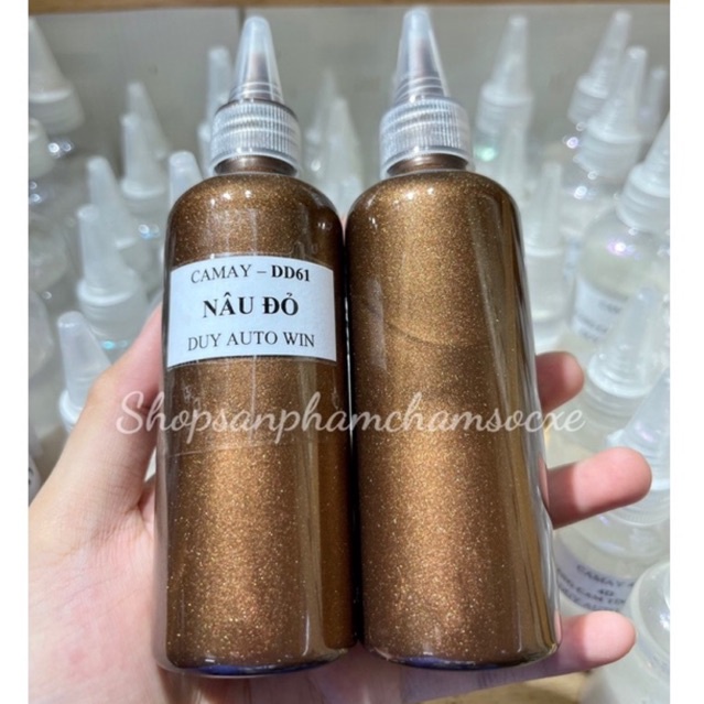 Camay màu nâu đỏ DD61 - Sơn xe máy đóng chai 100g và 50g