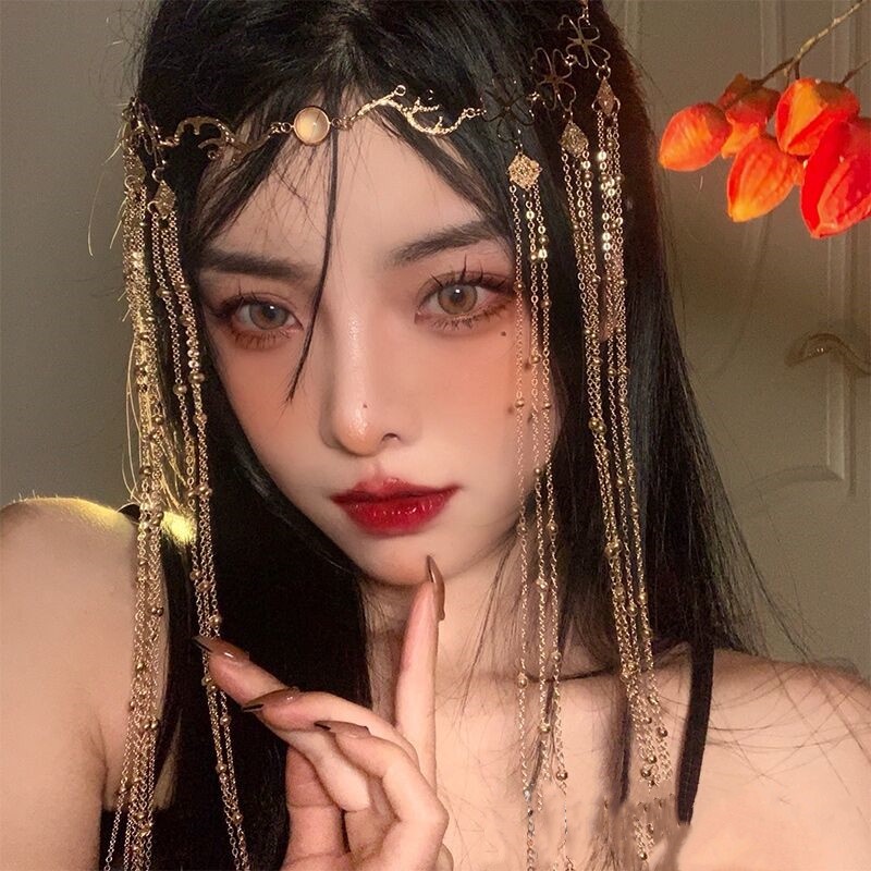 Trâm Cài Tóc Chuỗi Tua Rua Đính Hoa Phong Cách Trung Hoa Cổ Điển Thời Trang Cho Nữ