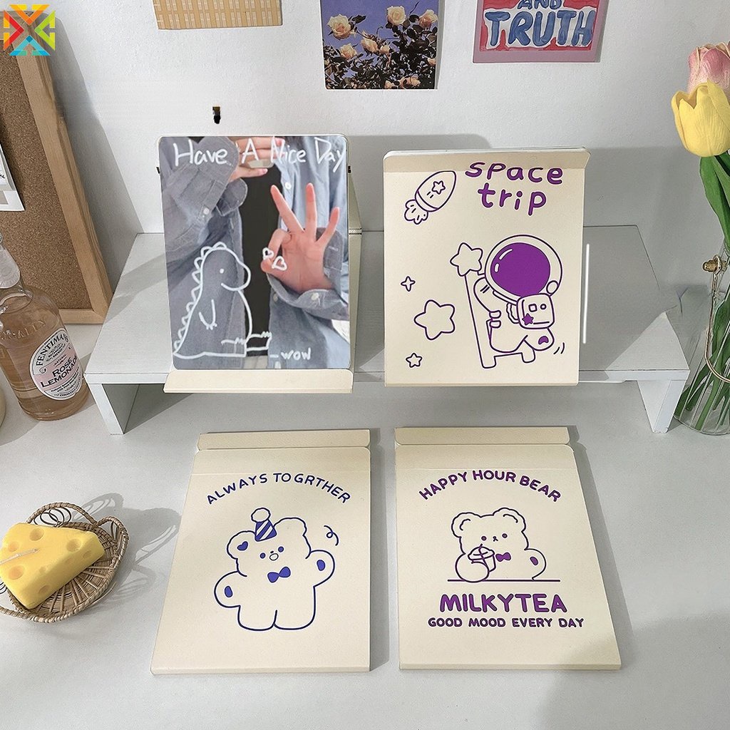 Gương Trang Điểm Gấp Gọn Để Bàn Đơn Giản Trang Trí Phòng Ngủ / Ký Túc Xá