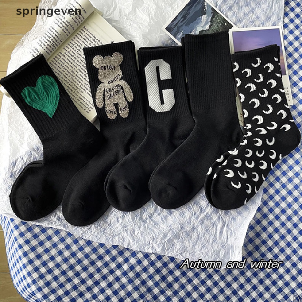 Vớ Dài Trung Bình Thoáng Khí Phong Cách Harajuku Nhật Bản Dễ Thương Cho Nữ