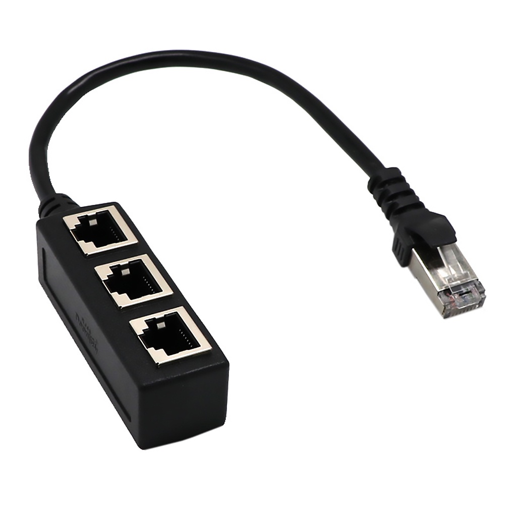 Dây Cáp Nối Tách Mạng LAN Ethernet RJ45 Male Sang 3 Female