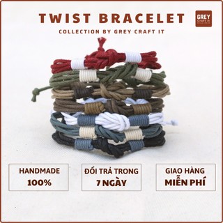 Vòng tay Twist Retro UNISEX Độc Lạ | Mix nhiều vòng Handmade 100% Miễn phí ship & sửa đổi trả
