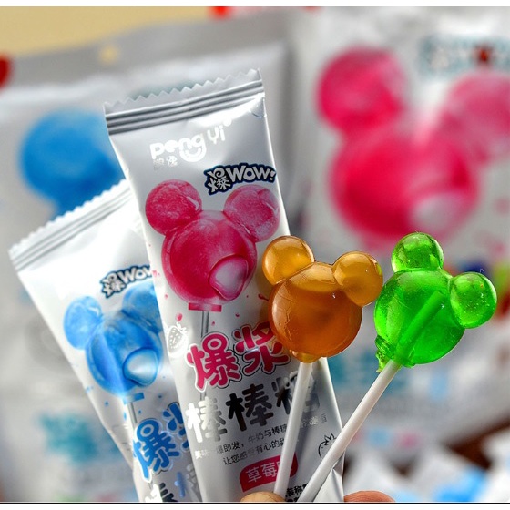 KẸO MÚT HÌNH CHUỘT MICKEY NHÂN KẸO NỔ POPPING CANDY