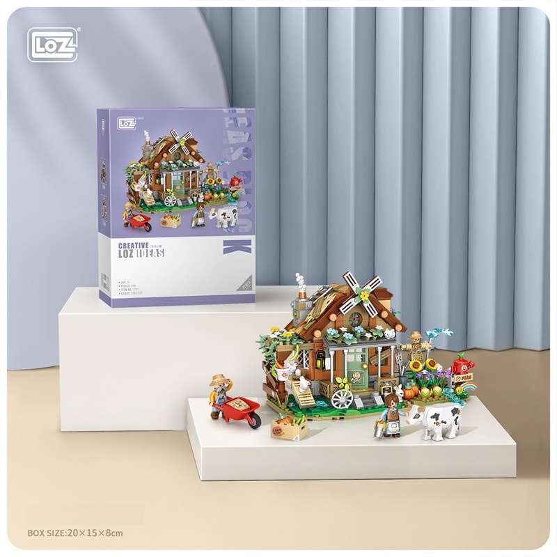 Bộ đồ chơi lắp ráp mô hình nông trại, đồ chơi cho bé-1281