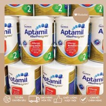 Sữa bột Aptamil AllerPro Syneo Úc số 1,2,3 dùng cho bé dị ứng sữa đạm bò hộp 900g 2025