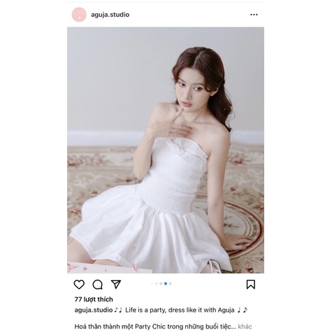 Váy cúp bế aguja