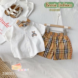 set áo sơ mi hoạ tiết BBr