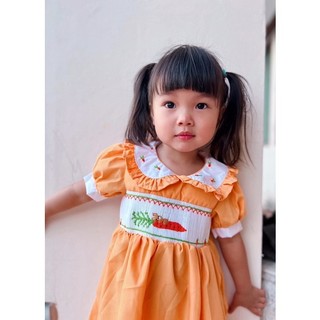 ĐẦM SMOCK THỎ CÀ RỐT
