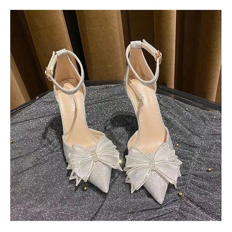 Giày cao gót big size nữ cao 6cm size 40 - 42 đi tiệc