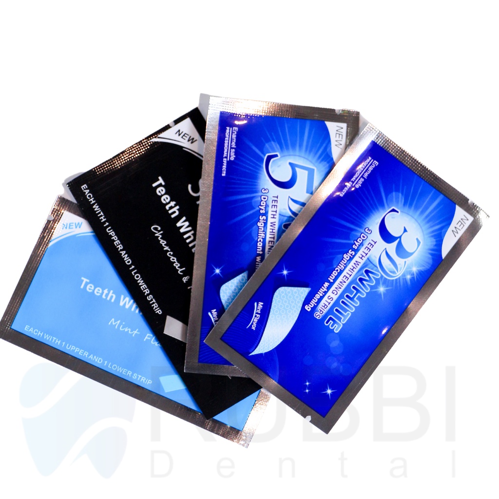 Miếng dán trắng răng 3D WHITE TEETH WHITENING STRIPS