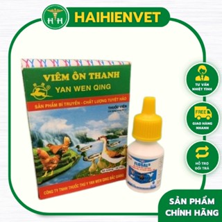 Combo Flosal 10ml + Viêm ôn thanh - dùng tốt cho gà đá, gà chọi, gà cảnh, gà tre, gà kiểng, chim cảnh