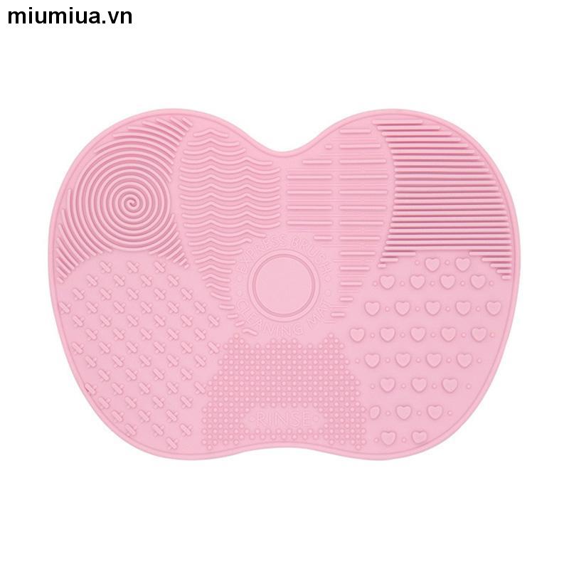 miumiuaMiếng silicon vệ sinh cọ trang điểm tiện dụng