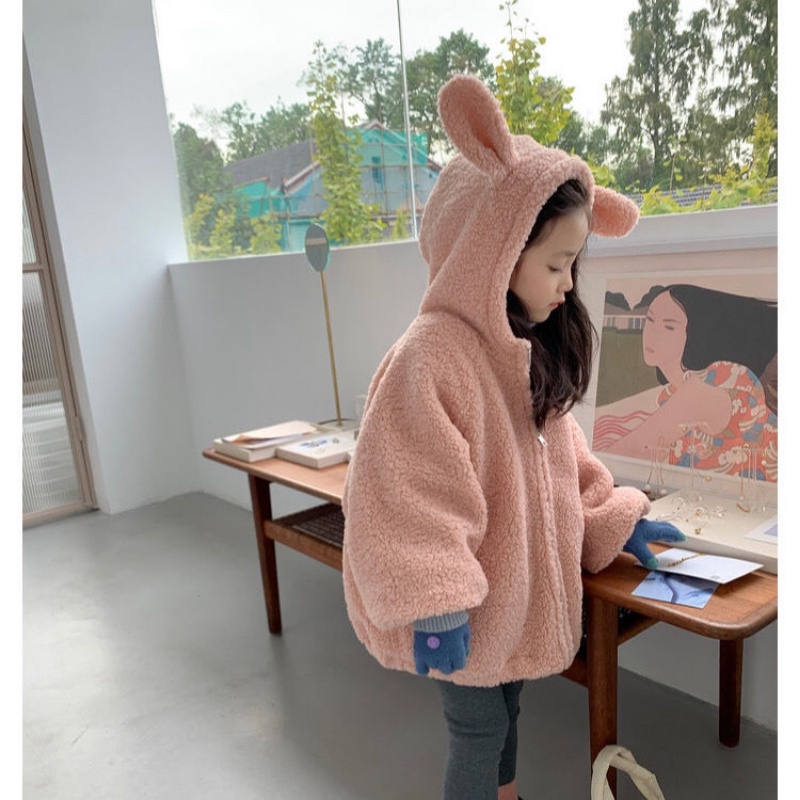 Quần Legging Vải Lông Màu Trơn Co Giãn Thời Trang Mùa Đông Mới Cho Bé Gái
