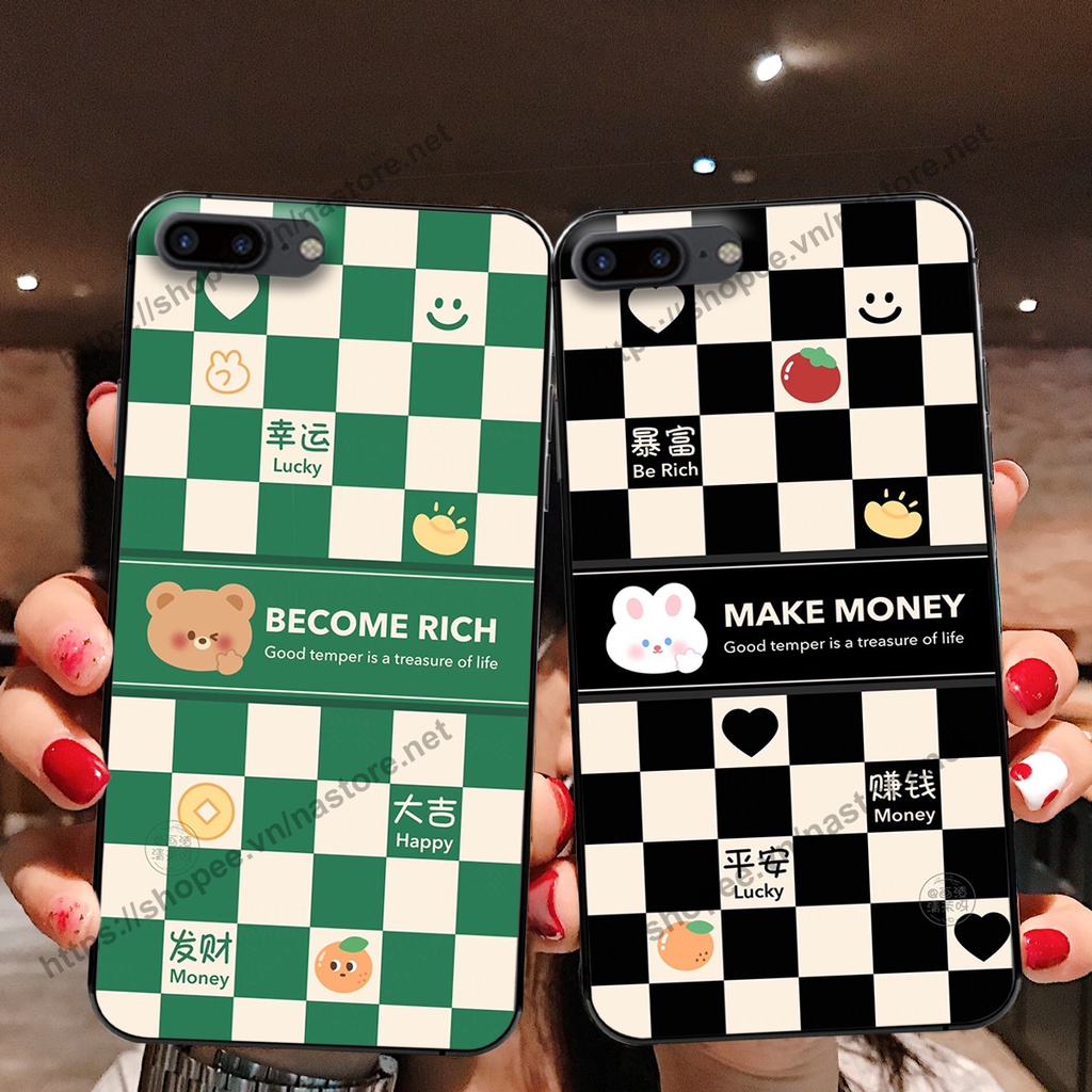Ốp lưng Iphone 7 PLUS- IPHONE 7S PLUS- IPHONE 8 PLUS mẫu gấu hoạt hình mới nhất 2023 cute giá rẻ