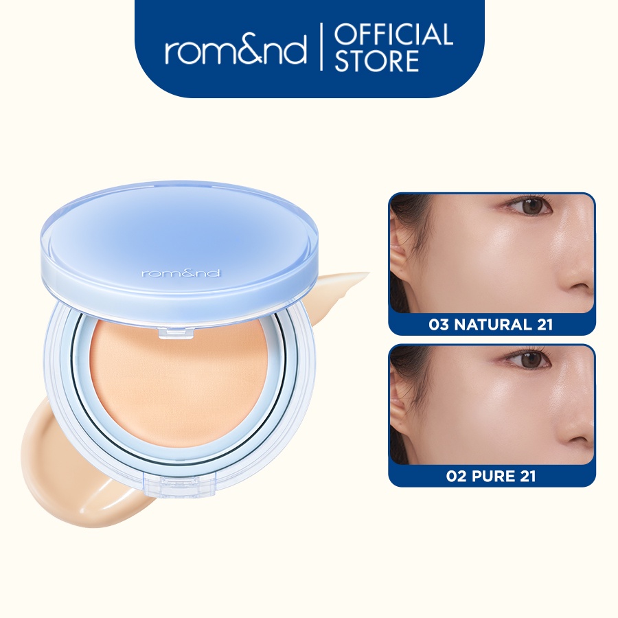[Rom&amp;nd] [Ve-easy] Phấn Nước Cho Da Căng Bóng Romand Bare Water Cushion 20g