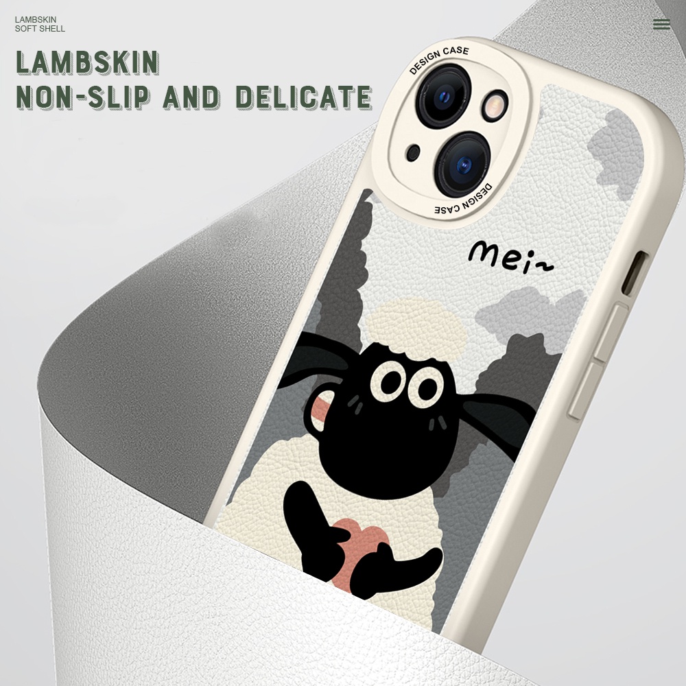 Realme Narzo 20 30A 50A 50 GT Neo 2 3T X XT X2 Prime 5G Cho Ốp lưng điện thoại In Hình Lambskin Cartoon Shawn Sheep