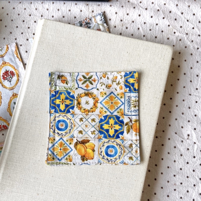 Miếng lót ly , lót cốc vải cotton thấm hút tốt nhiều mẫu vintage style châu âu handmade