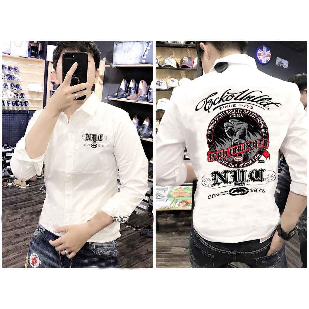 [HCM]BST ÁO SƠ MI NAM ECKO UNLTD CỰC ĐẸP  HÀNG SIÊU CHẤT (Ảnh thật)