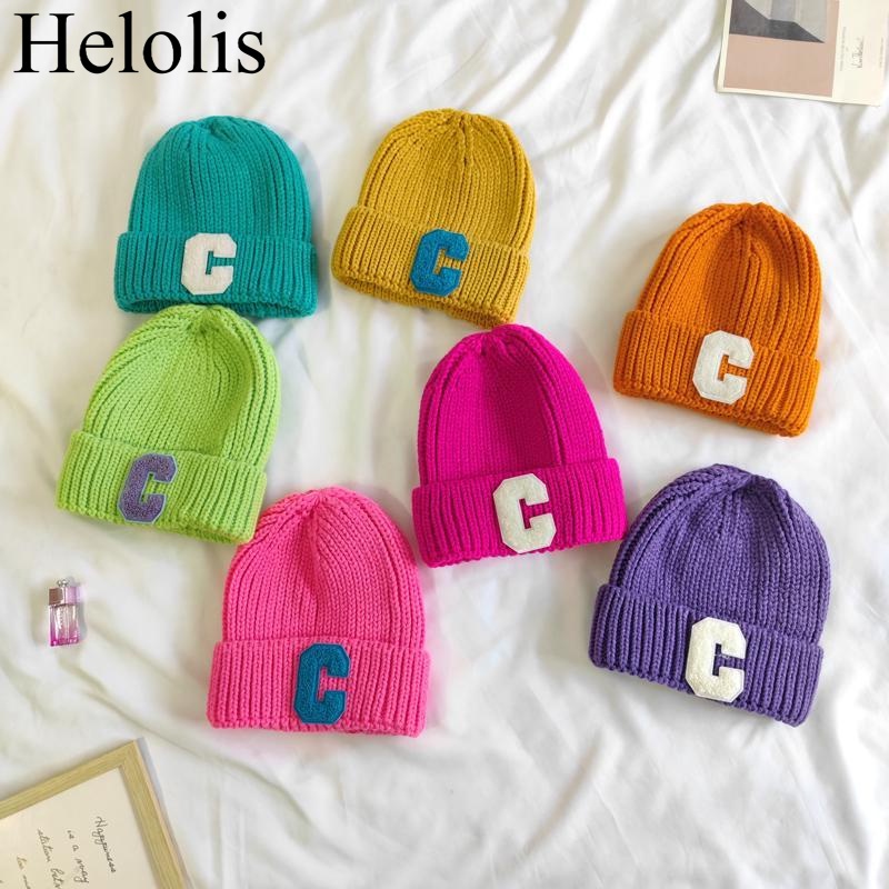 Mũ Len Ấm Áp In Chữ Big C Thời Trang Thu Đông