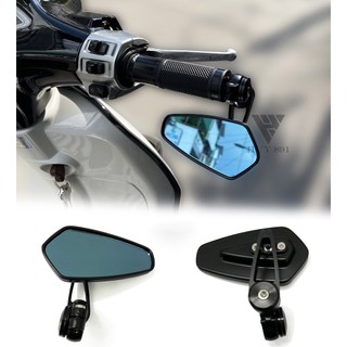 Kính gù CRG xanh dành cho xe Vespa Honda Yamaha