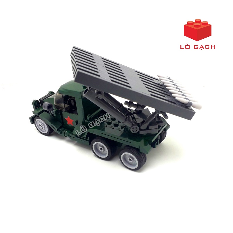 Bộ xếp hình Pháo phản lực BM-13 Katyusha Liên Xô Chiến tranh thế giới 2 WW2