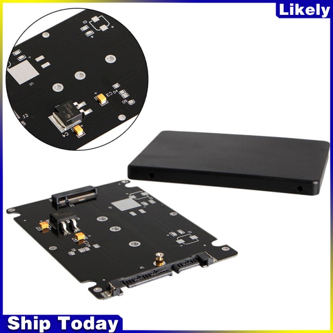 Bộ Chuyển Đổi B + M Female 2 M.2 NGFF (SATA) SSD Sang 2.5 SATA Cho 2230 / 2242 / 2260 / 2280mm m2 SSD