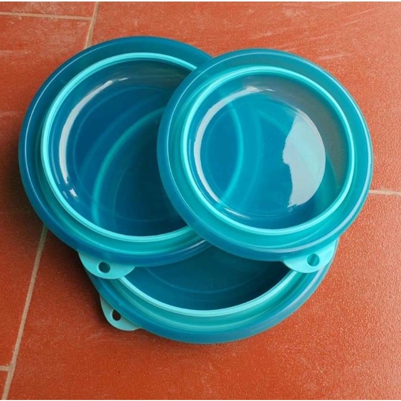 Thau trộn mồi silicon có thể thu gọn