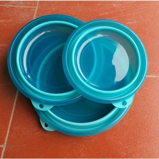 Thau trộn mồi silicon có thể thu gọn