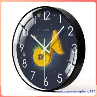 Đồng Hồ Treo Tường Kim Trôi IPURAS Sang Trọng 30 cm