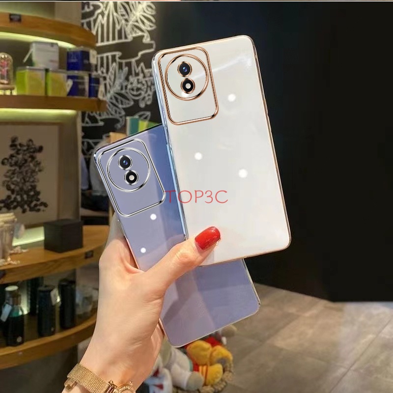 Ốp lưng Vivo Y02 Ốp Điện Thoại Viền Thẳng Thời Trang Cho Vivo Y02 Y02S Y15S Y01 Y16 Y22 Vivo Y22S U10 Y17 Y15 Y12 Y11 Y35 ZB