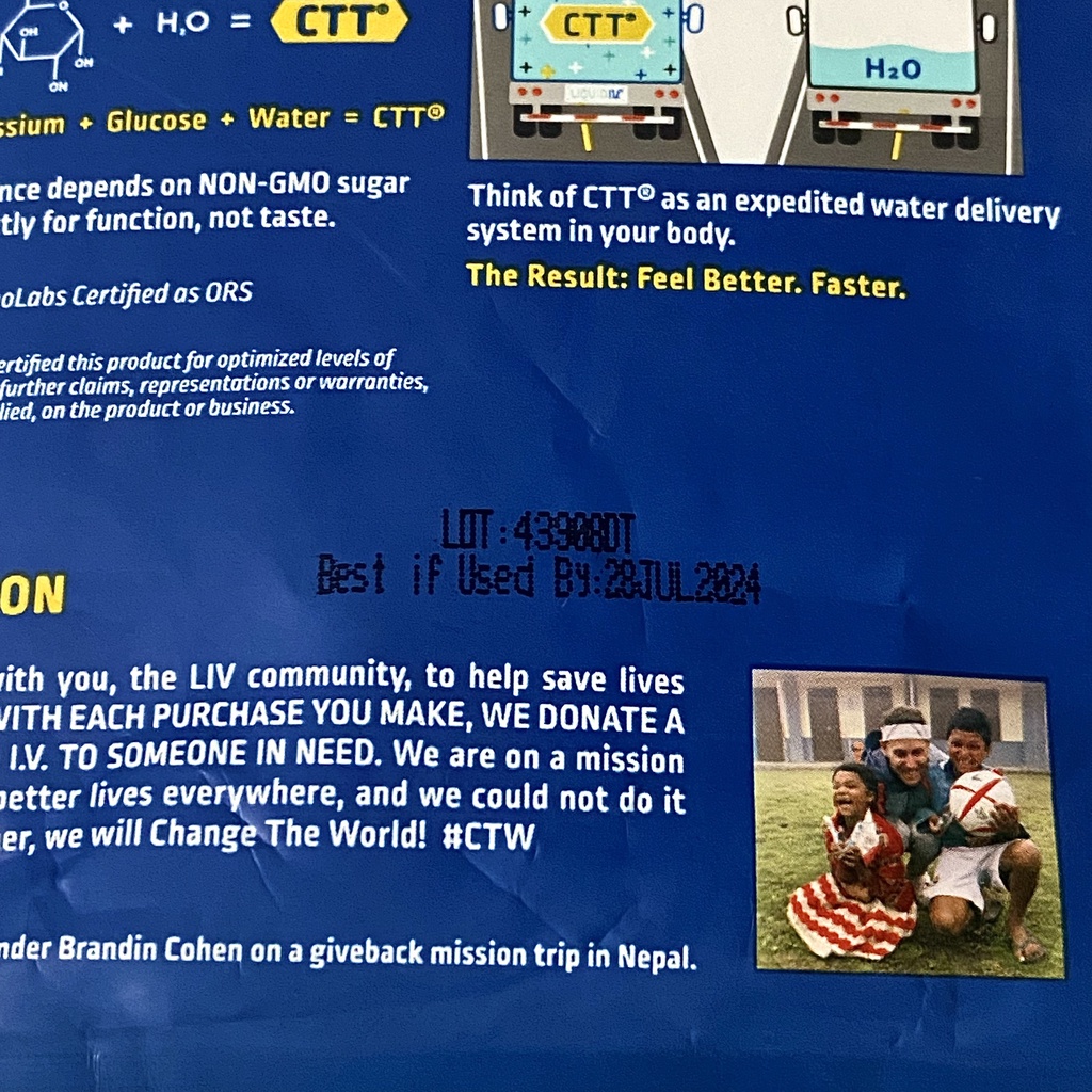 Bột điện giải bán chạy nhất thế giới Liquid IV Hydration Multiplier : Made in USA