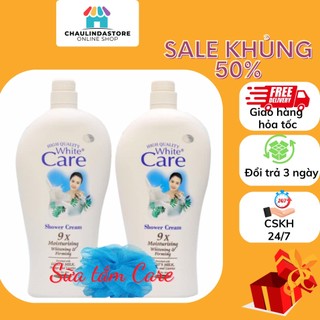 Sữa tắm dê White Care trắng mịn 1200ml ,Sữa tắm Thái Lan chính hãng. CHAULINDASTORE