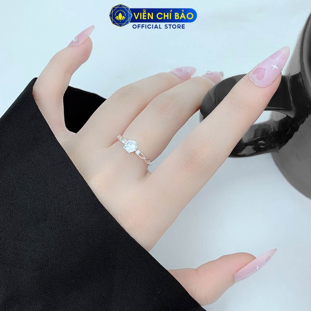 Nhẫn bạc nữ Clara new chất liệu bạc 925 thời trang phụ kiện trang sức nữ Viễn Chí Bảo N400408