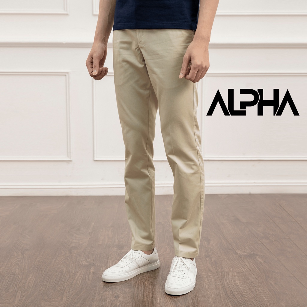 Quần kaki nam dài kiểu dáng trẻ trung năng động GEN ALPHA quần kaki cao cấp dáng slimfit GEN0232