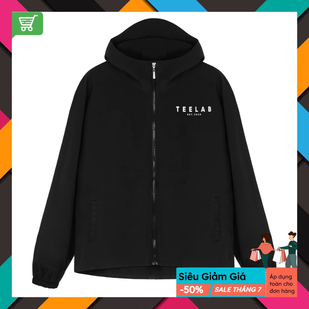 Áo gió Form Rộng Unisex Teelab manishopm, Áo khoác Sweater Chất Nỉ Dày dặn