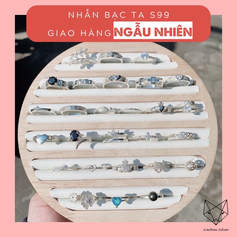 Hộp quà bí ẩn, tri ân khách hàng, ngẫu nhiên test nhân phẩm trang sức bạc ta S99, bạc Thái S925