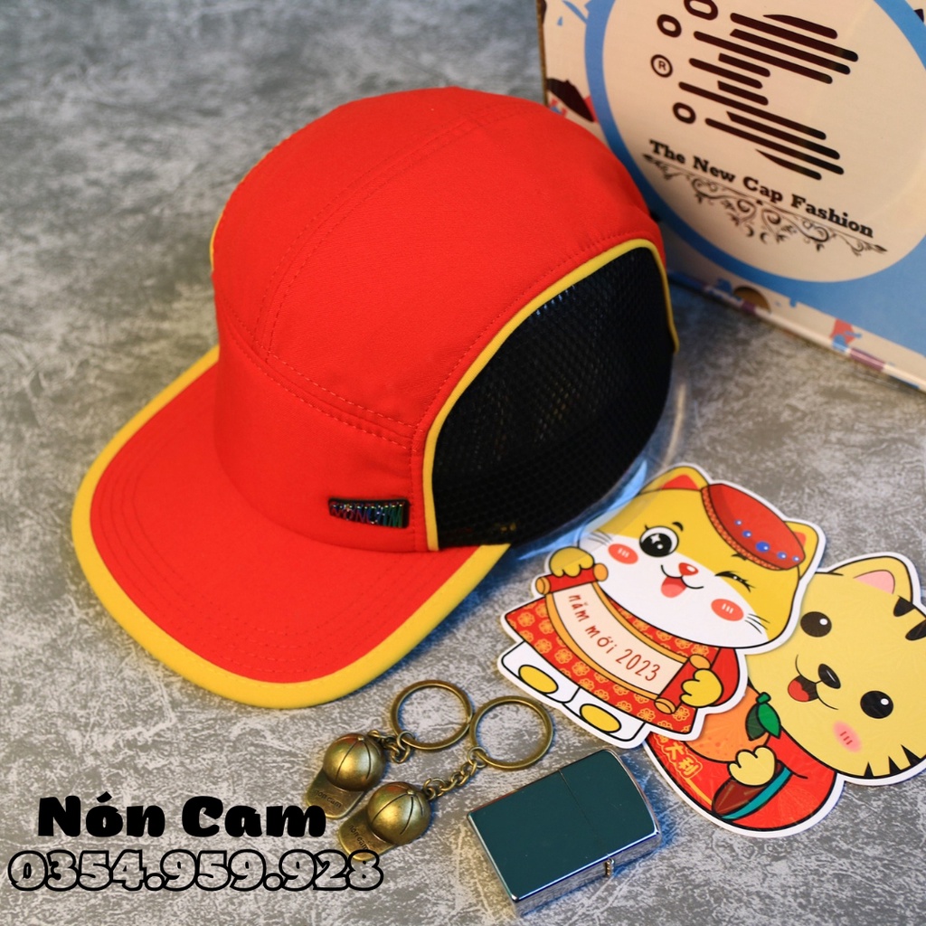 Nón kết nam phối lưới hai bên , Nón nam vải cotton thấm hút mồ hôi from chuẩn