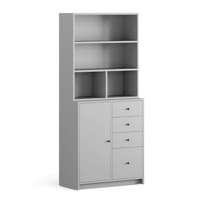 JESSE, Kệ 3 tầng 4 ngăn kéo đa năng SHE_134, 80x40x180cm, Scandi Home