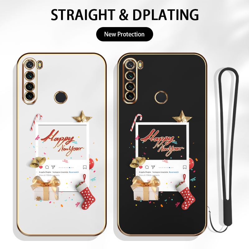 Ốp Điện Thoại Silicone Mềm Hình Dạng Máy Ảnh Kèm Dây Đeo Cho Xiaomi Redmi Note 8 8T Note 8 Pro Note 7 Pro 2023