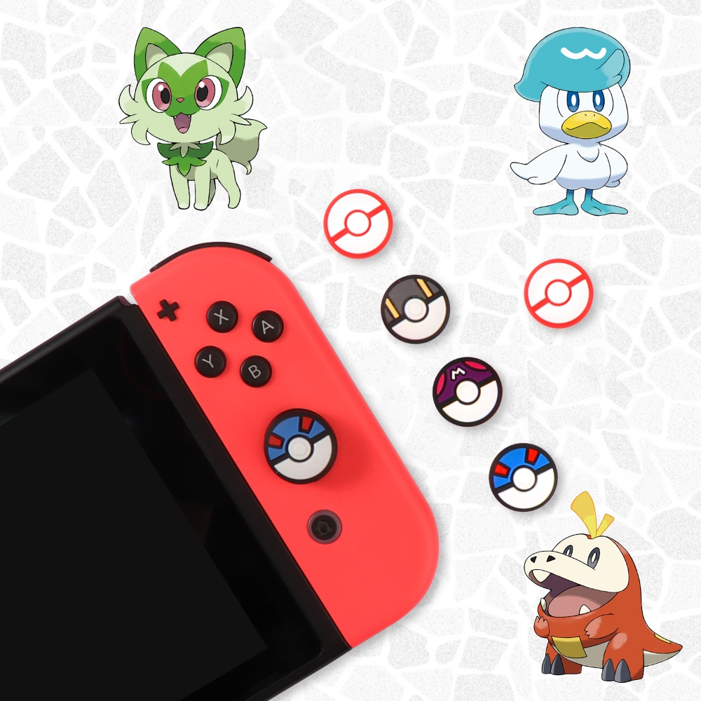 Bộ 4 Nút Bọc Cần Điều Khiển Chơi Game nintendo switch / switch oled / lite ns joycon Ốp