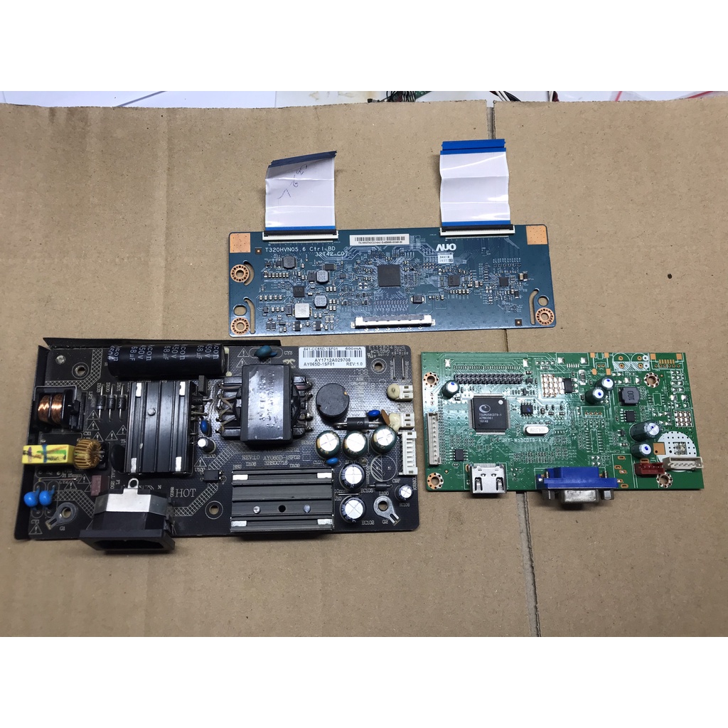 Bo LCD Titan Army 32 inch AY065D-1SF01 JRY-W58CDT9-AV2 T320HVN05.6 tháo máy sống - Bảo hành 1 tháng