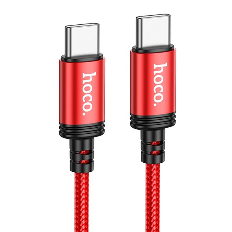 Cáp sạc Hoco X89 PD 60W Type-C to Type-C, sạc nhanh 3.0A, truyền dữ liệu, dây bọc dù chống đứt, gãy gập. dài 1m