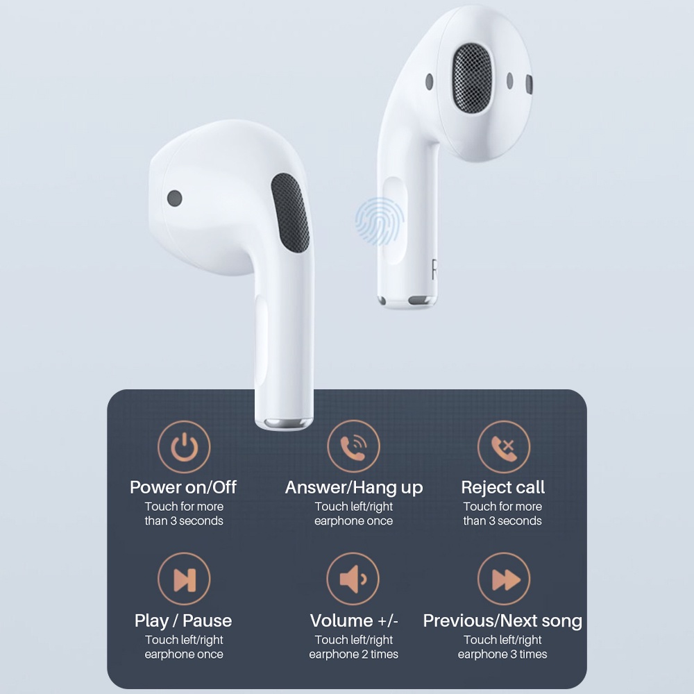 Tai Nghe Bluetooth Không Dây Cho iPhone 6 7 8 Plus X XS XR 11 12 13 Pro Max Samsung Galaxy S10 S20 S21 S22 A51 A52 A53