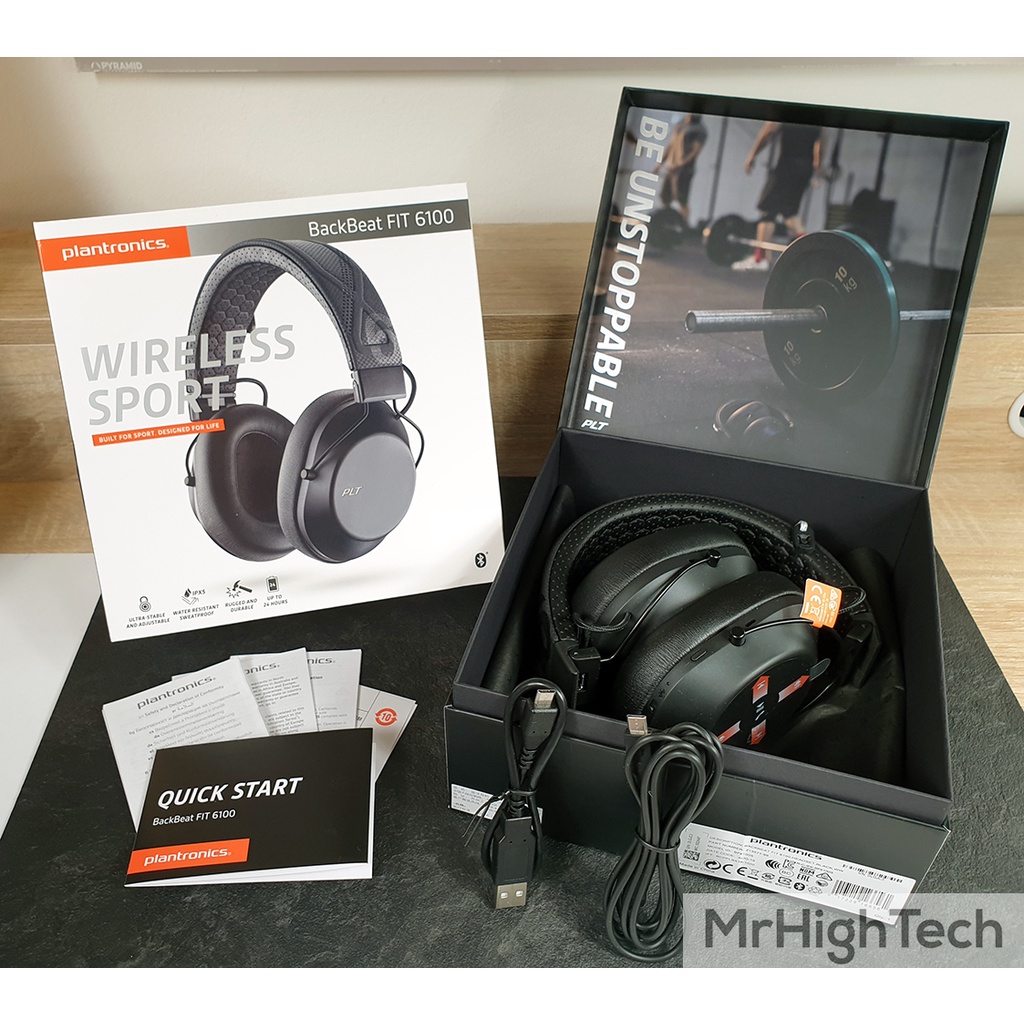 Tai nghe Bluetooth trùm đầu Plantronics Backbeat Fit 6100 hãng