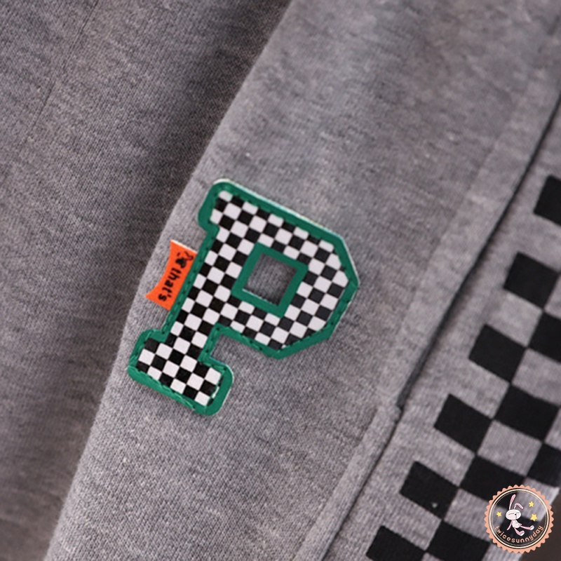 Quần Dài Thể Thao Cột Dây Thiết Kế Thoải Mái Cho Bé Trai