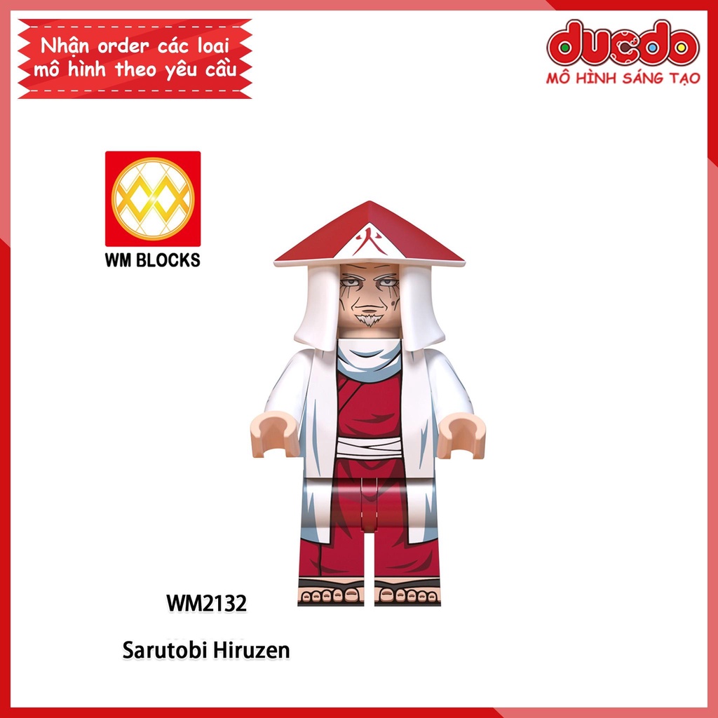 Minifigures các nhân vật trong Naruto Hokage Asuma Kurenai - Đồ chơi Lắp ghép Xếp hình Mô hình Mini WM WM6111