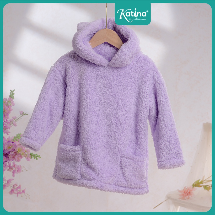 Áo lông Hoodie hàng loại 1, có mũ tai gấu cực xinh cho bé  - Siêu nhẹ mà lại cực ấm, cực thoải mái cho bé!