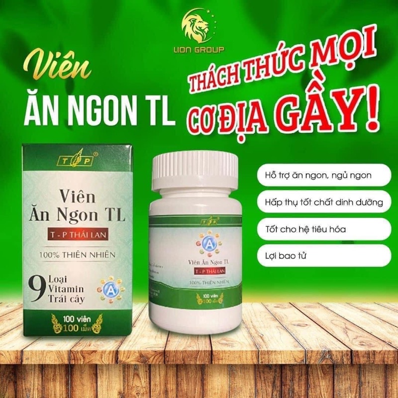 VIÊN ĂN NGON TL (HỘP TO 100v)