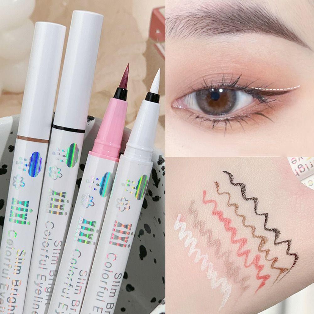 LOMBARD Bút Kẻ Mắt Dạng Lỏng Nhanh Khô Chống Thấm Nước Màu Sắc Tự Nhiên Phong Cách Hàn Quốc