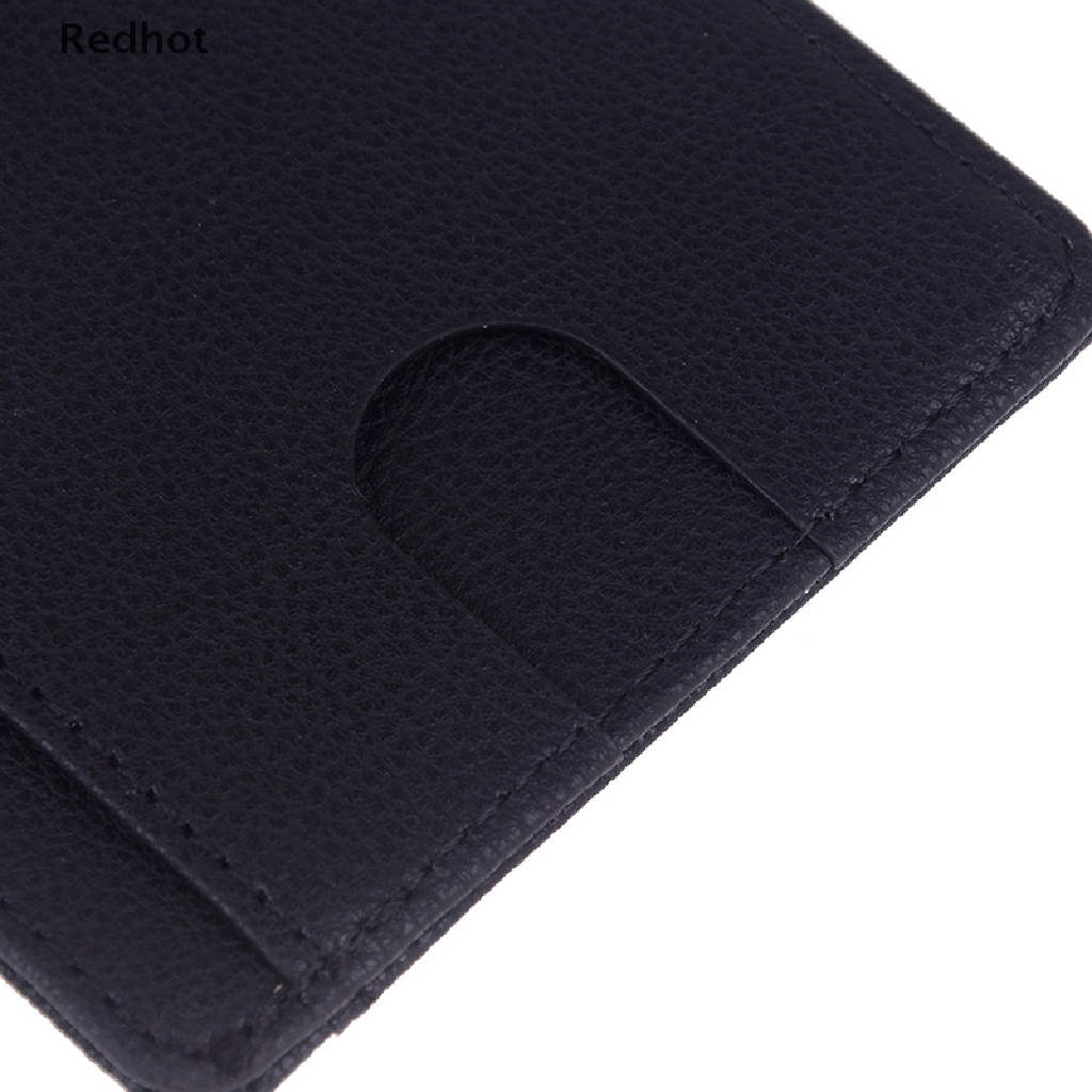 &lt; Redhot &gt; Ví Da Đựng Thẻ Tín Dụng / Tiền Xu Có Kẹp Tiện Lợi RFID Dành Cho Nam